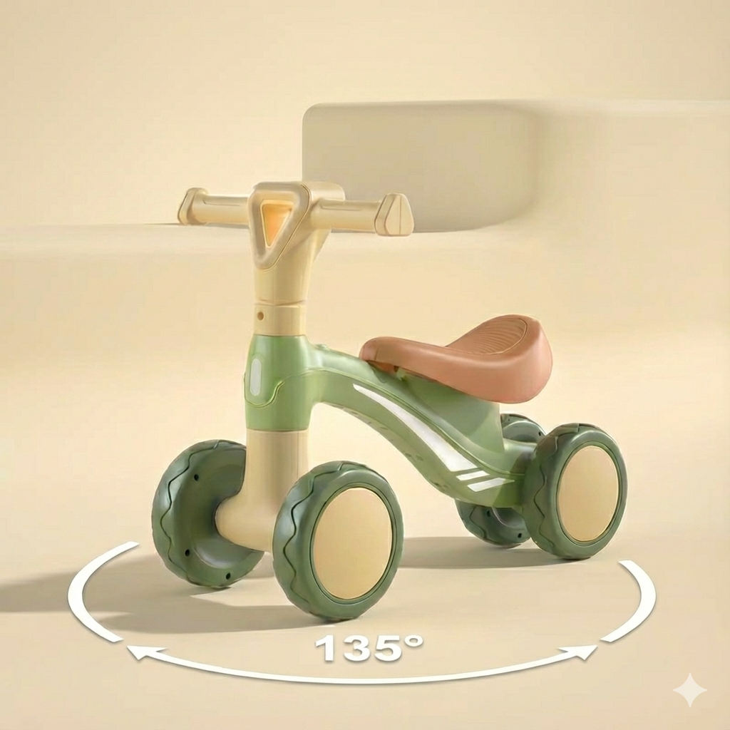 4-Rad-Laufrad für Kinder